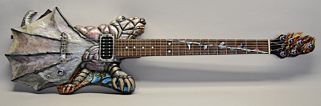 Fat Ass Dragon Fishguitar Com Guitars By Billy