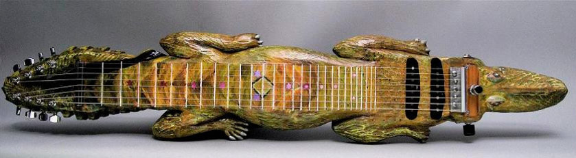 button - photo of alligator lap steel #3