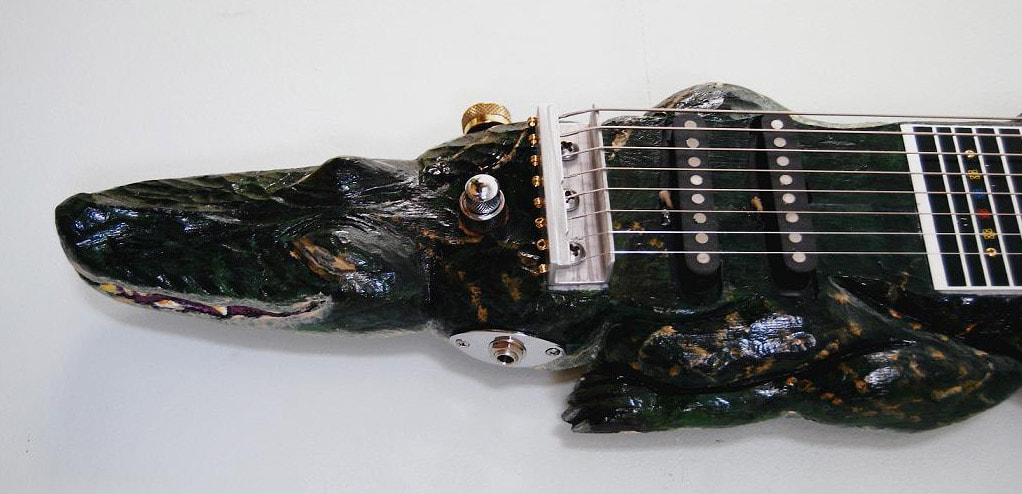 photo button for alligator lap steel guitar
